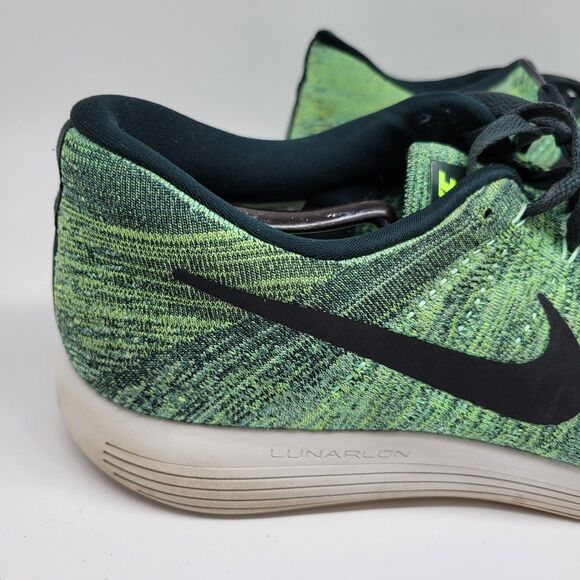 Nike 843764-300 LunarEpic Flyknit Mens Seaweed Green Running Sneakers Size US 15 - Picture 15 of 16